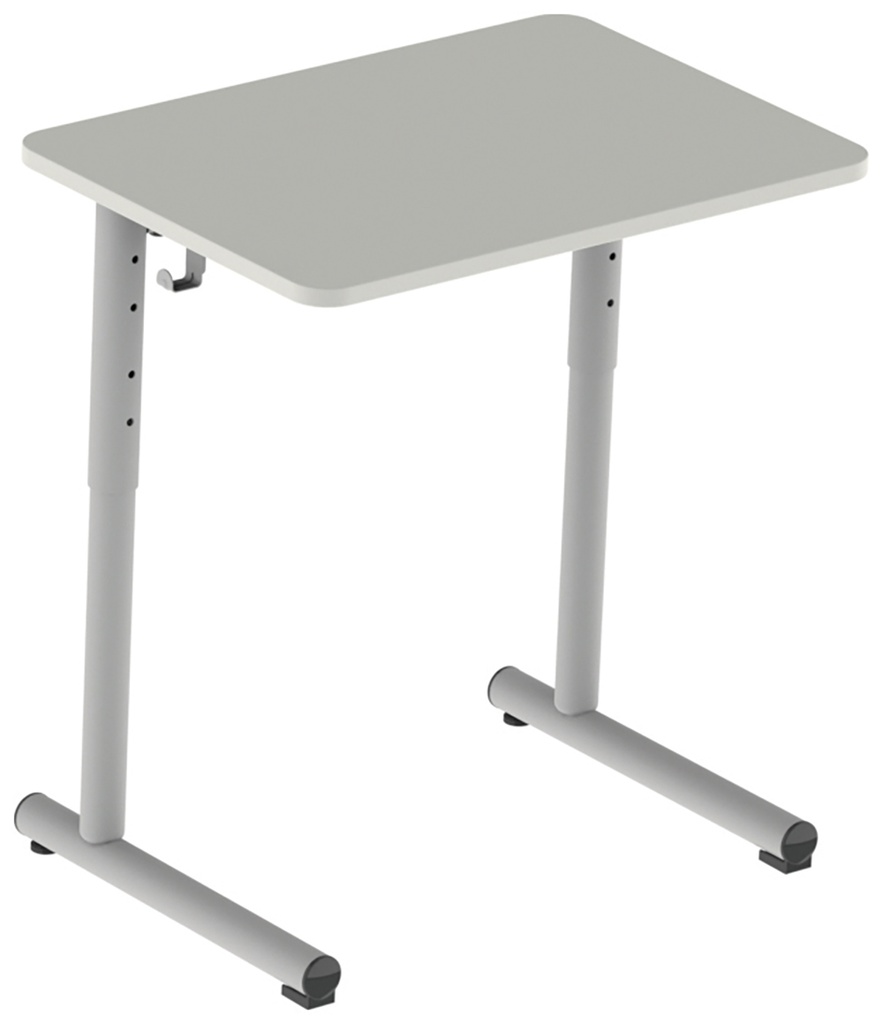 [SA34036PVEP] Table TAGE HR plateau ép.21 mm stratifié chant ABS arrondis piètement époxy - 70x50 cm - T3 à T6