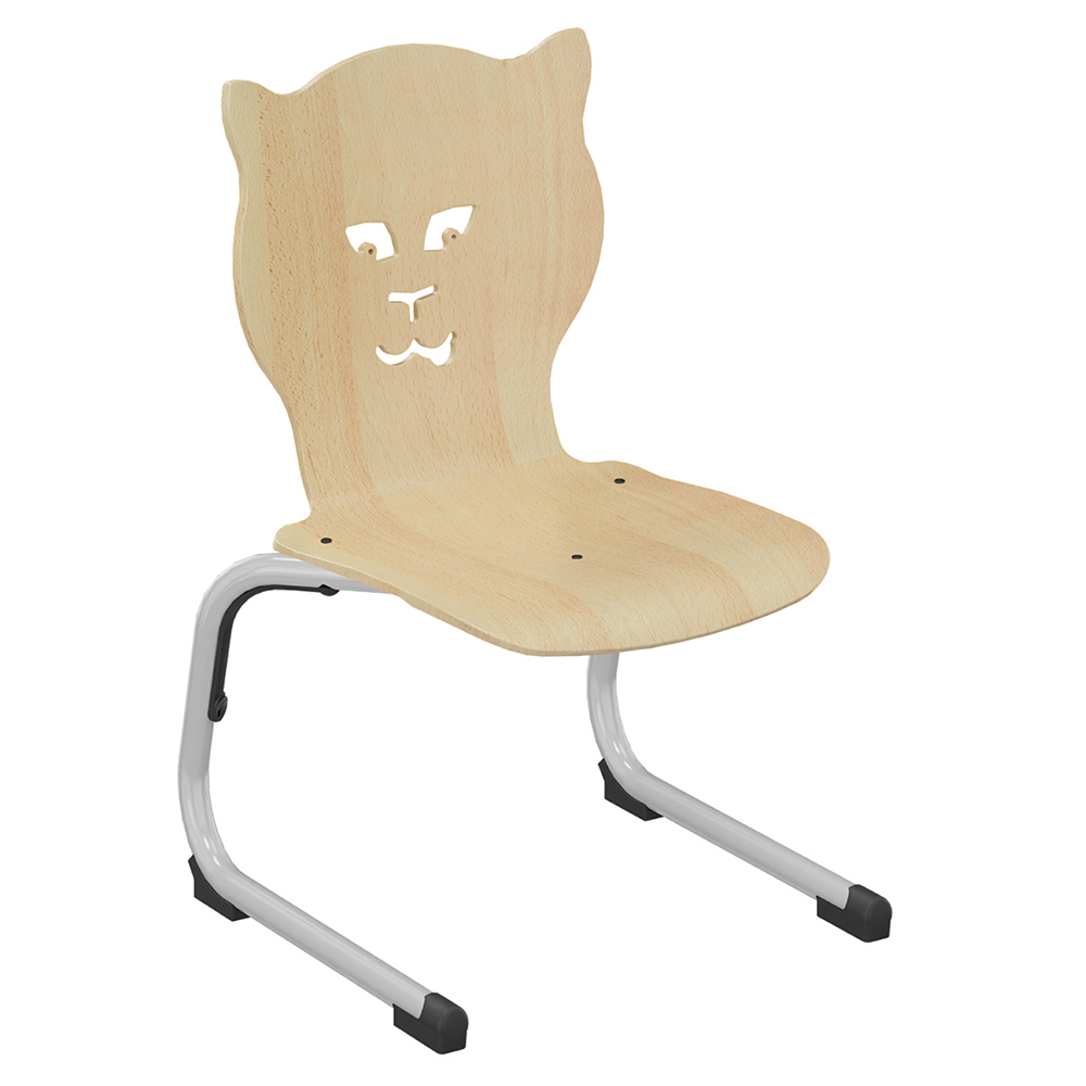Chaise SWEET II coque Y1 Nala bois Blueprotech® piètement époxy - T2