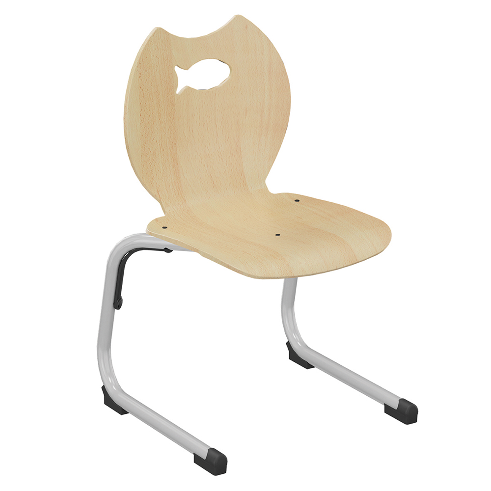 [SA42623ZZEP] Chaise SWEET II coque Poisson bois Blueprotech® piètement époxy - T3