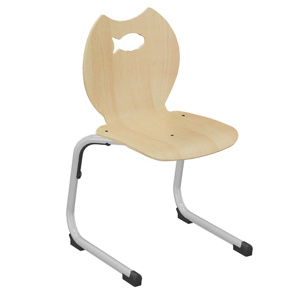 [SA42624ZZEP] Chaise SWEET II coque Poisson bois Blueprotech® piètement époxy - T4