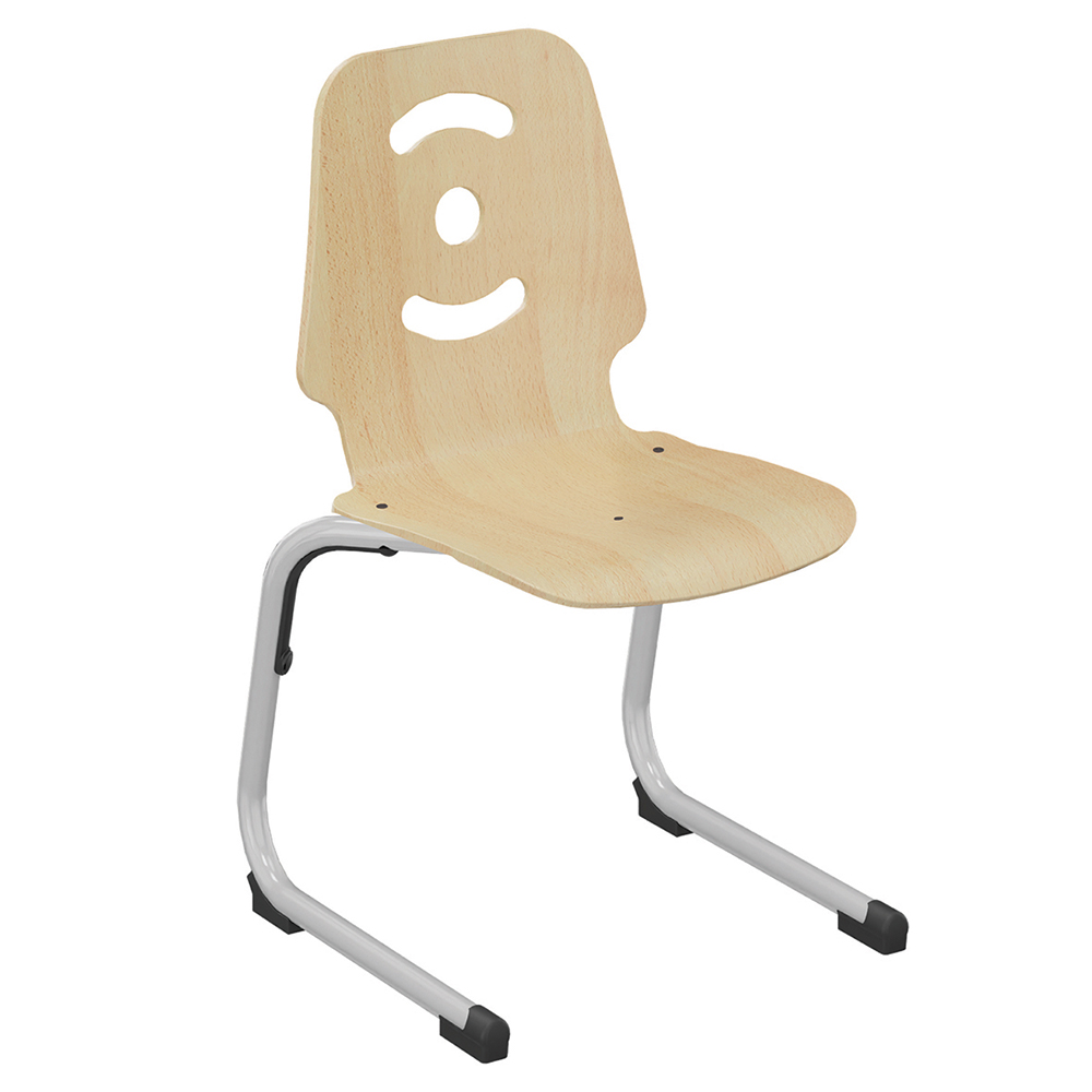 [SA43024ZZEP] Chaise GIPSY II coque C13 Happy bois Blueprotech® piètement aluminium époxy - T4